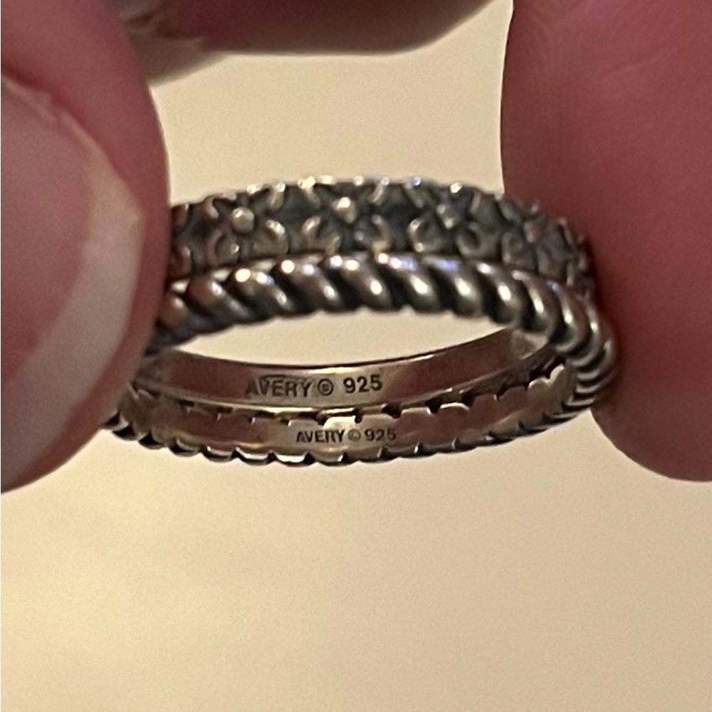 James Avery Bands Rings Sterling Silver